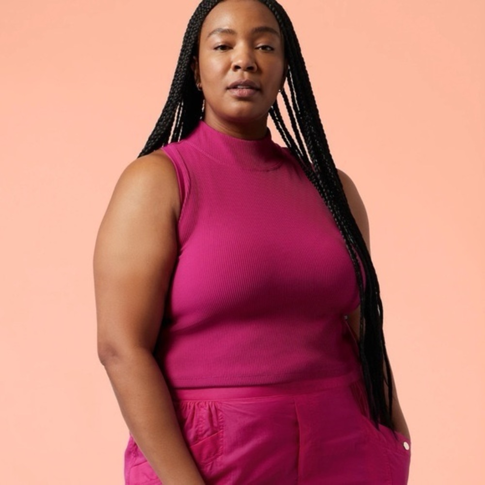Alicia Keys x Athleta Hor Pink Set